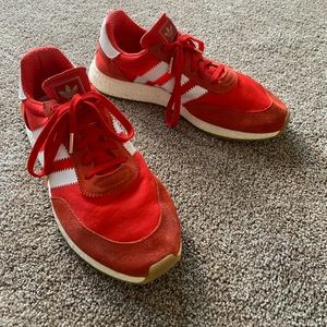 Mens Adidas Red INIKI Running Sneaker